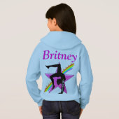 WINNENDE GYMNAST ZIP HOODIE (Achterkant volledig)