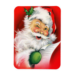 Winnende kerstman Naughty of Nice List Funny Magneet