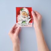 Winnende kerstnamelijst flyer (Hand)