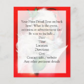 Winnende kerstnamelijst flyer (Achterkant)