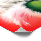 Winnende kerstnamelijst poster (Hoek)