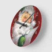 Winnende kerstnamelijst ronde klok (Hoek)