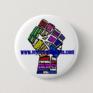 winnende knop met website ronde button 5,7 cm