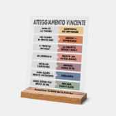Winnende Mentaliteit Acryl Bord (Hoek)