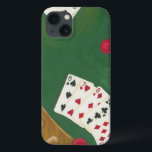 Winnende poker zes tot tien iPhone 13 hoesje<br><div class="desc">Als alleen elke pokerhand zo goed was! Een zes tot tien rechte is de winnende hand in dit schilderij van Chariklia Zarris. Geef jezelf een winnende hand door dit stuk te kopen!</div>