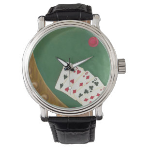 Winnende poker zes tot tien horloge