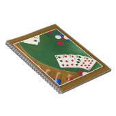 Winnende poker zes tot tien notitieboek (Rechterzijde)
