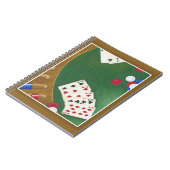 Winnende poker zes tot tien notitieboek (Linkerzijde)