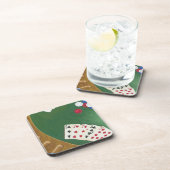 Winnende poker zes tot tien onderzetter (Rechterzijde)