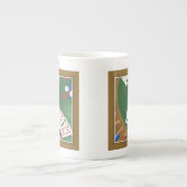 Winnende poker zes tot tien porselein kop (Voorkant)