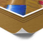 Winnende poker zes tot tien poster (Hoek)