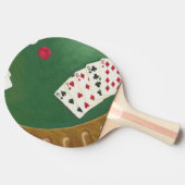 Winnende poker zes tot tien tafeltennisbatje (Zijkant)
