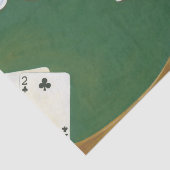 Winnende poker zes tot tien tissuepapier (Detail)