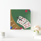 Winnende poker zes tot tien vierkante klok (Huis)