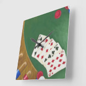 Winnende poker zes tot tien vierkante klok (Hoek)