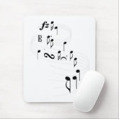 Winnende staf en notities Mousepad Muismat (Met muis)