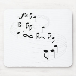 Winnende staf en notities Mousepad Muismat