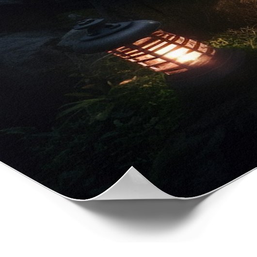 Winnende steenweg naar steenuitsnijtempels poster (Hoek)