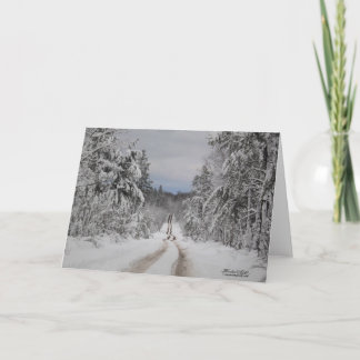Winnende Winter Road Kaart