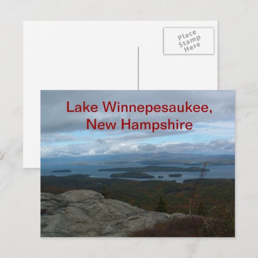 Winnepesaukee-Briefkaart Briefkaart (Voorkant / Achterkant)