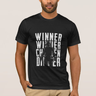 Winner Chicken Dinner – Grappig Overwinningsontwer T-shirt