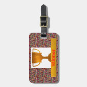 WINNER Cup (tekst wijzigen in eigen tekst) Bagagelabel (Voorkant verticaal)
