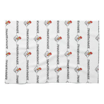 "Winner Dinner" Grill Towel Olympian Efort Schort