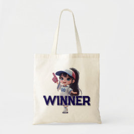 Winner fan sports dall tote bag