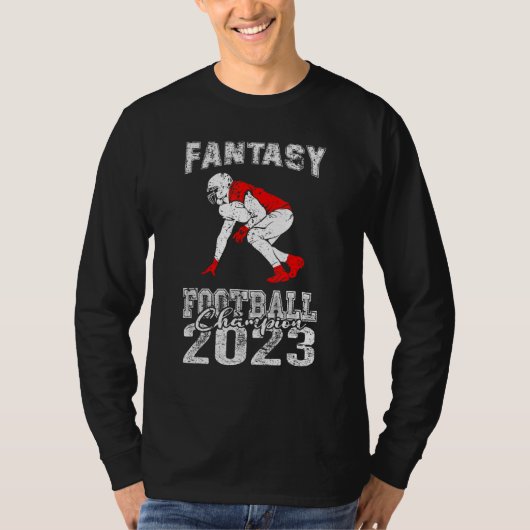 Winner Fantasy Football Champion  Fantasy League C T-shirt (Voorkant)