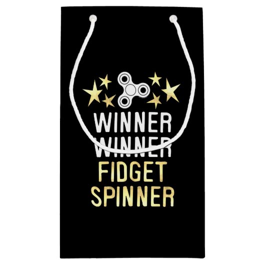 Winner Fidget Spinner Klein Cadeauzakje (Achterkant)