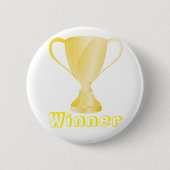 Winner golden ronde button 5,7 cm (Voorkant)