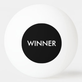 Winner Loser Ping Pong Table Tennis Black White Pingpongbal