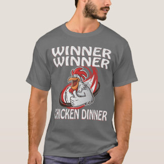 Winner Loser Video Game Chicken Dinner Game Player T-shirt