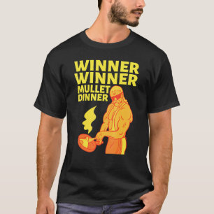 Winner Mullet-binnenpartij in de winnende bieder a T-shirt