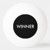 Winner Ping Pong Table Tennis Ball Black and White (Achterkant)