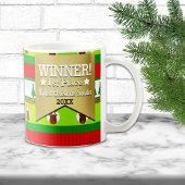 WINNER Prize Ugly kerstSweater Pattern Mok