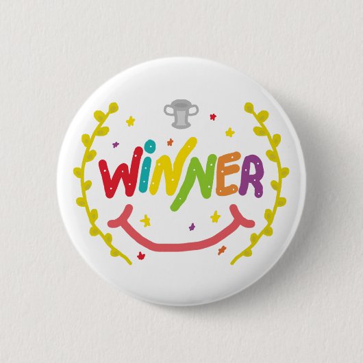 Winner Ronde Button 5,7 Cm (Voorkant)