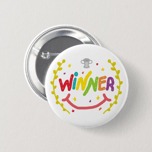 Winner Ronde Button 5,7 Cm (Voorkant /achterkant)