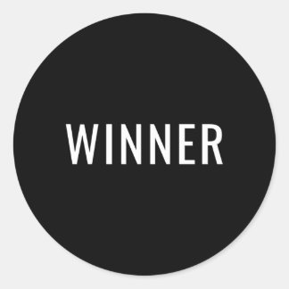 Winner Ronde Sticker