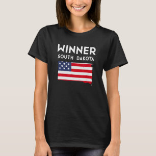 Winner South Dakota USA State America Travel South T-shirt