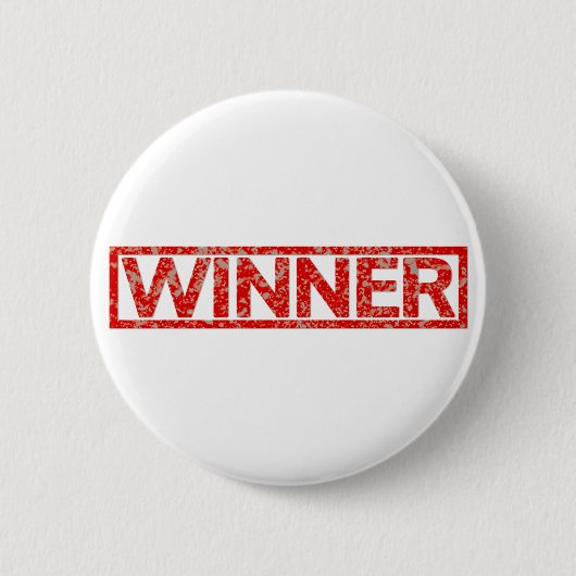 Winner Stamp Ronde Button 5,7 Cm (Voorkant)