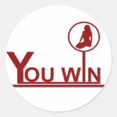Winner - sticker (Voorkant)