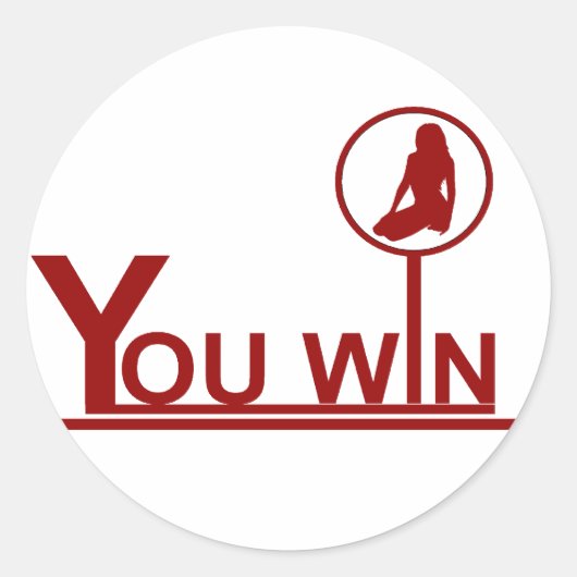 Winner - sticker (Voorkant)
