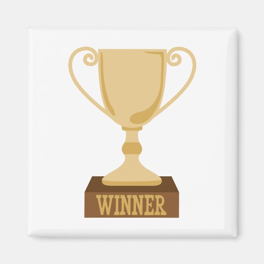 Winner Trophy Magneet (Voorkant)