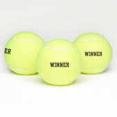 Winner Typography Motivatie Champion Tennisballen (Multi)