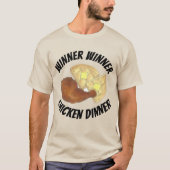 Winner Winner Chicken Dinner Fried Chicken Waffles T-shirt (Voorkant)