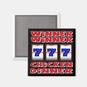 WINNER WINNER CHICKEN DINNER MAGNEET (Voorkant / Achterkant)