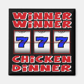 WINNER WINNER CHICKEN DINNER MAGNEET (Voorkant)