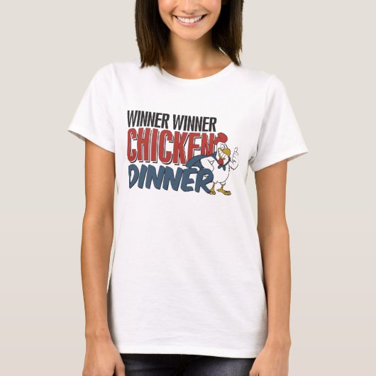 Winner Winner Chicken Dinner Mannen Funny Gift Chi T-shirt (Voorkant)