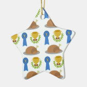Winner Winner Chicken Dinner Pattern Keramisch Ornament (Links)